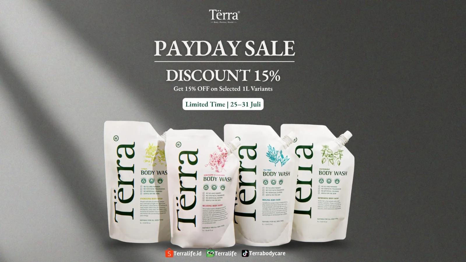 Promo Payday Sale Terra Life diskon 15% (sudah berakhir)