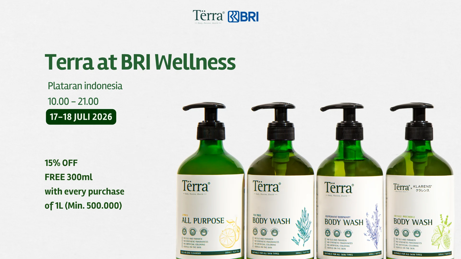Event Terra di BRI Wellness (telah berlangsung)