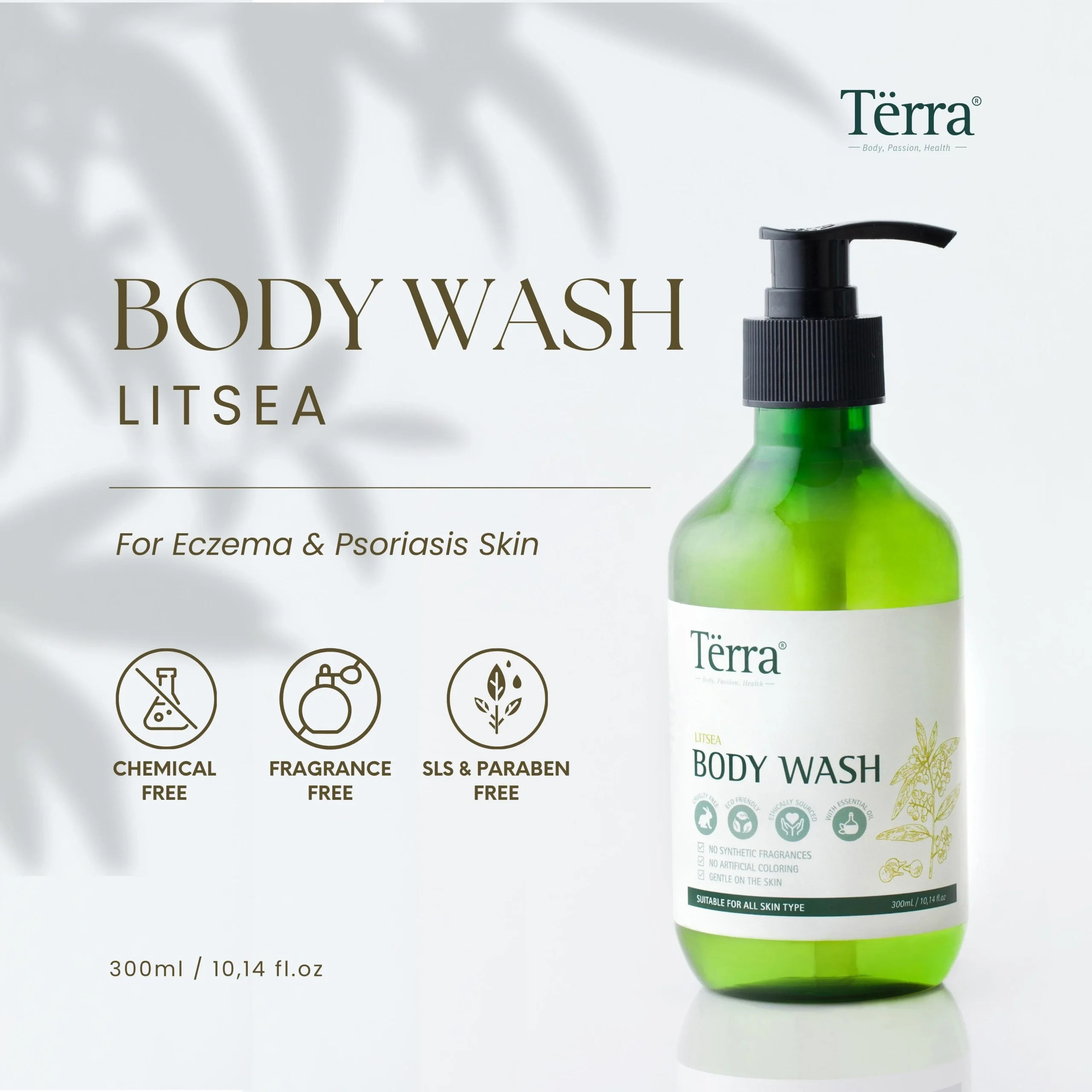 Terra Body Wash Litsea