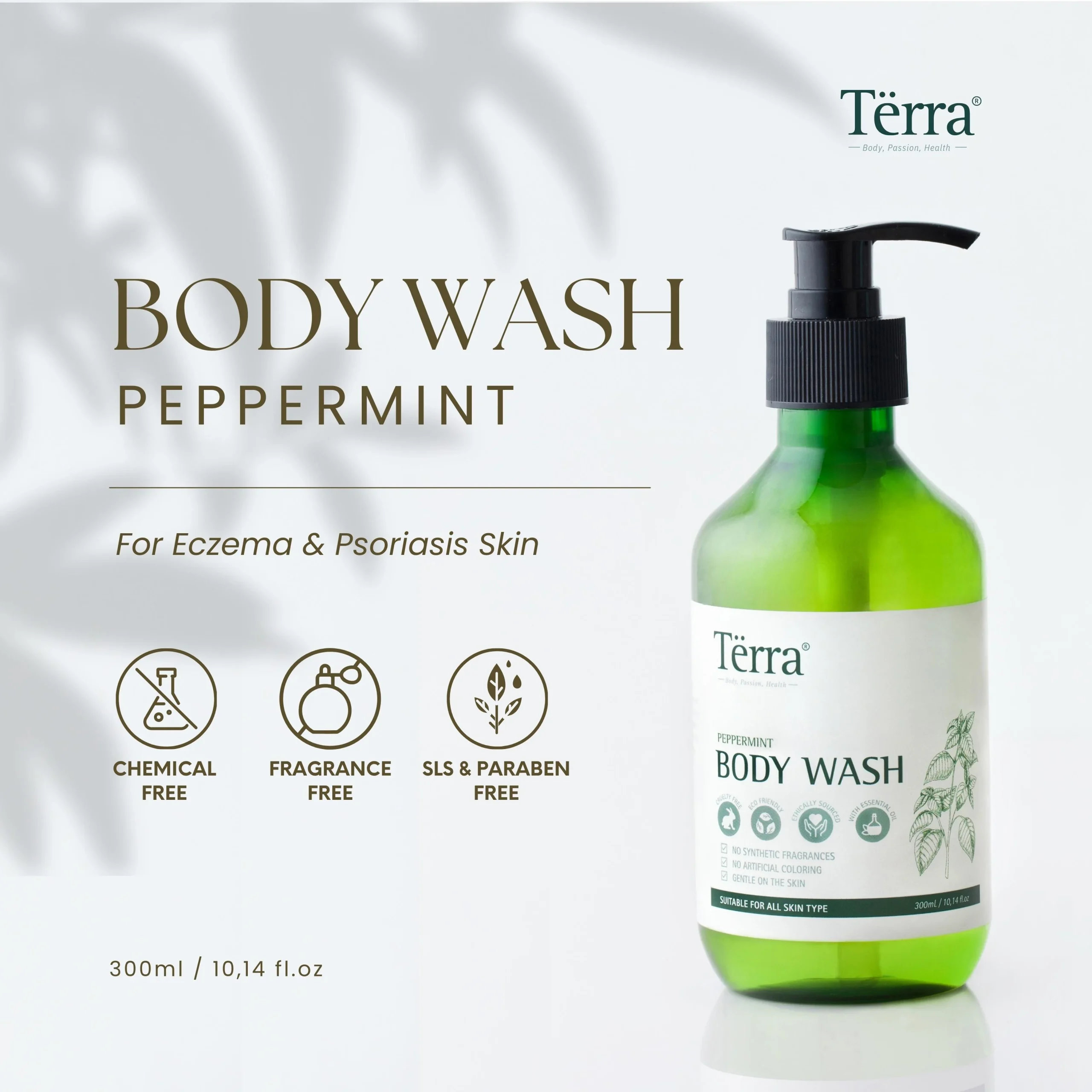 Terra Body Wash Peppermint