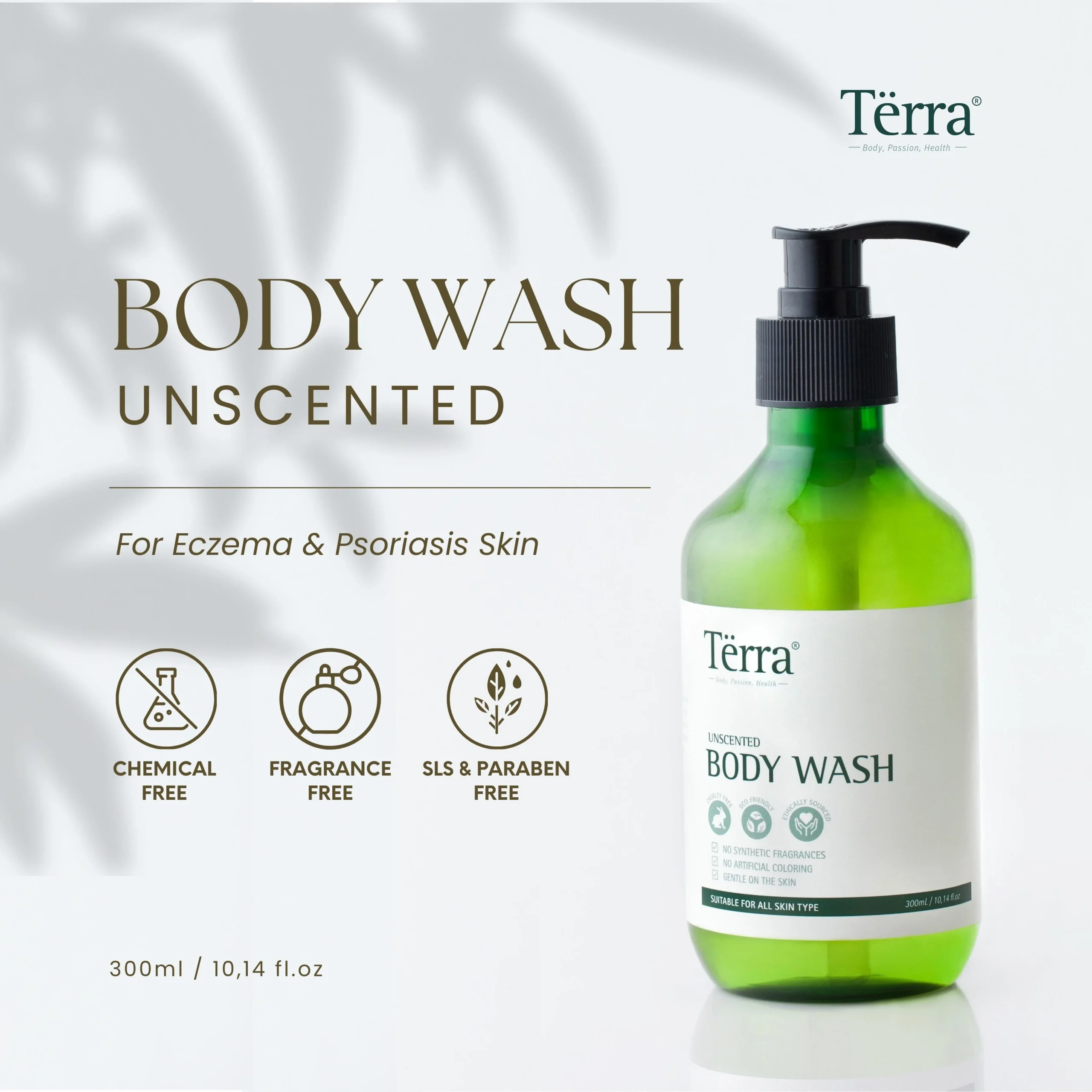 Terra Body Wash Unscented